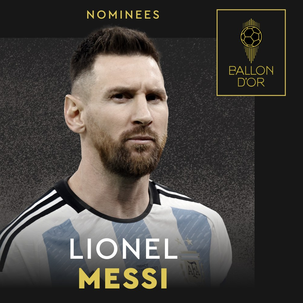 Lionel Messi wins football’s Ballon d’Or for the eighth time