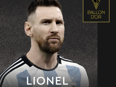 Lionel Messi wins football’s Ballon d’Or for the eighth time